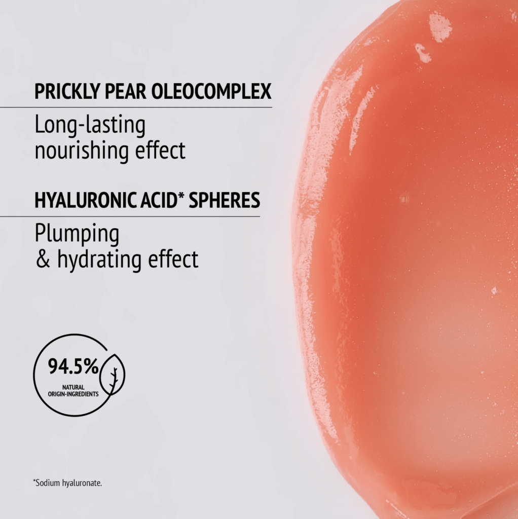 Hydramemory Plumping Lip Balm met microcapsules van hyaluronzuur en Limnanthes Alba zaadolie voor langdurige hydratatie en een vollere uitstraling.